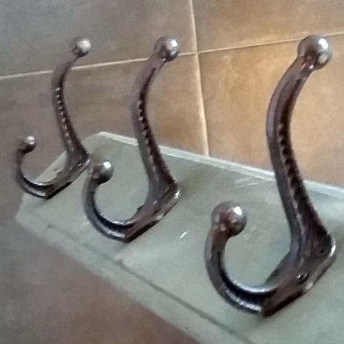 Patre 5 crochets bois patin